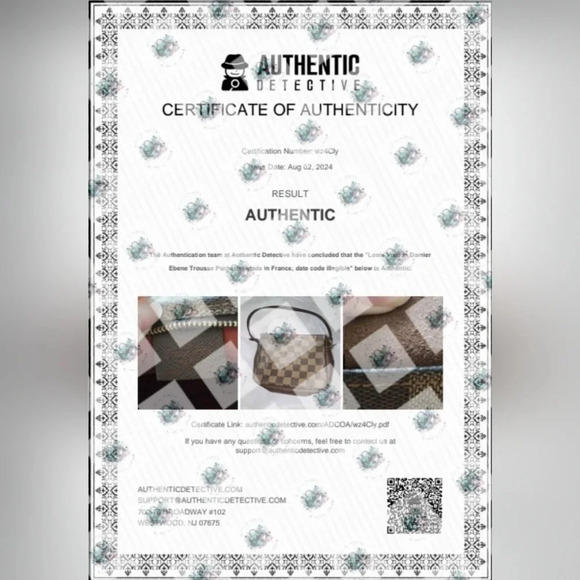 Louis Vuitton Damier Ebene Trousse Pouchette - Picture 11 of 11